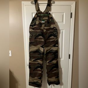 Camouflage overalls-  Liberty brand- old school camo pattern-excellent condition